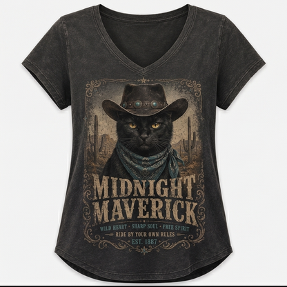 High Desert Black Cat Tee