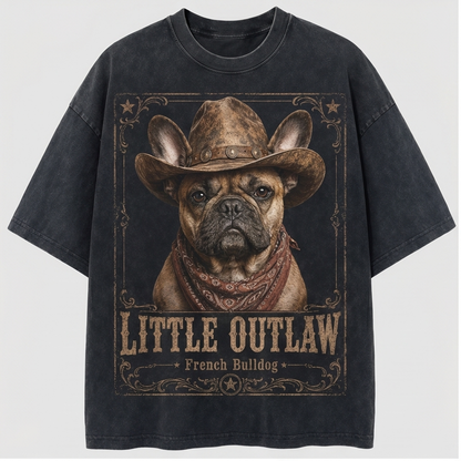 Little Outlaw French Bulldog Tee