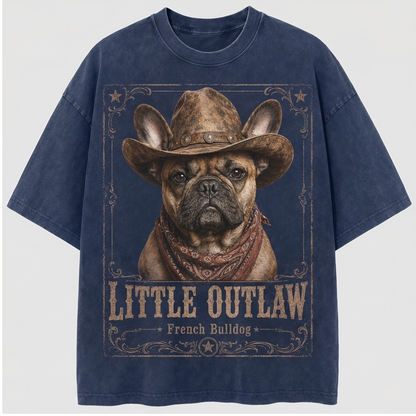 Little Outlaw French Bulldog Tee