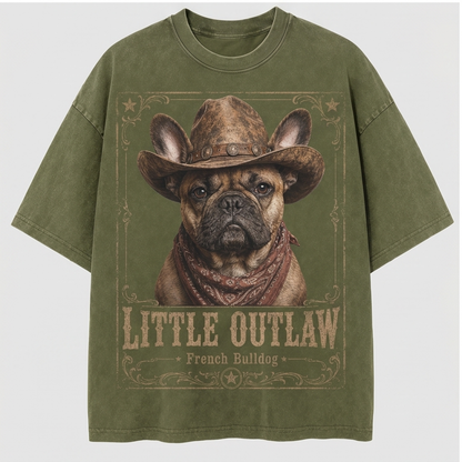 Little Outlaw French Bulldog Tee