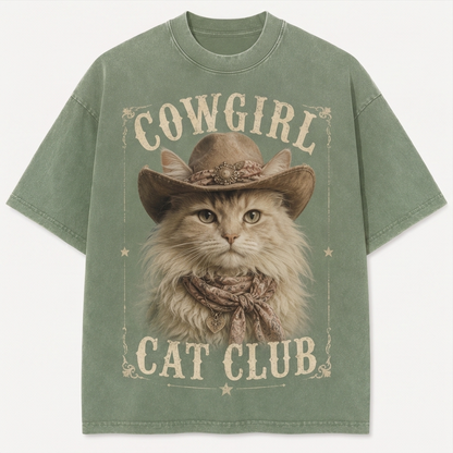 Cowgirl Cat Club Maine Coon Tee