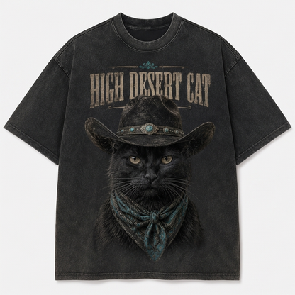 Midnight Maverick Black Cat Tee