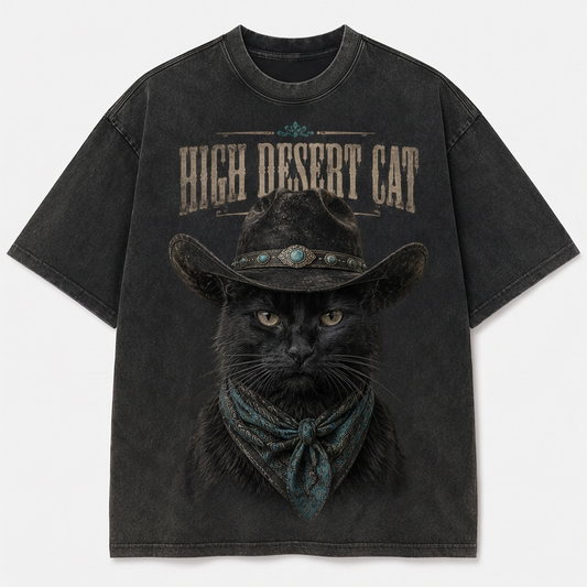 Midnight Maverick Black Cat Tee