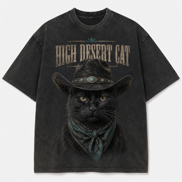 Midnight Maverick Black Cat Tee