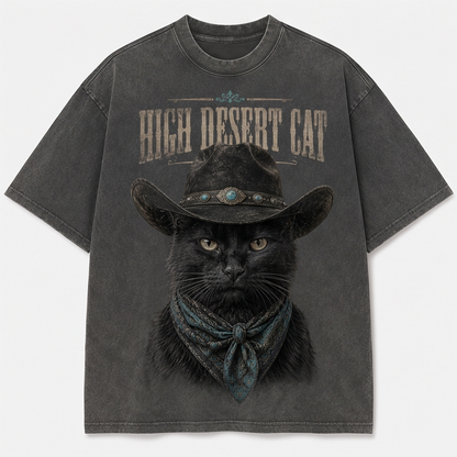 Midnight Maverick Black Cat Tee