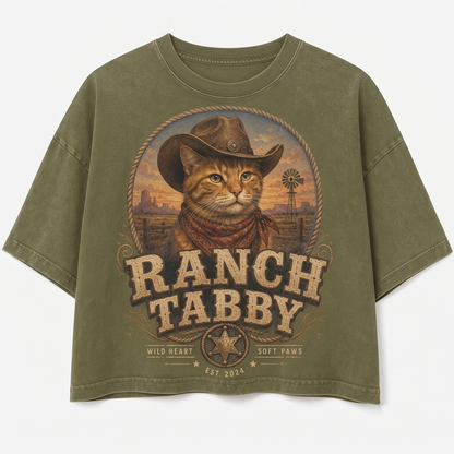 Ranch Tabby Cat Tee