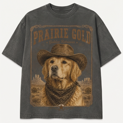 Prairie Gold Golden Retriever Tee