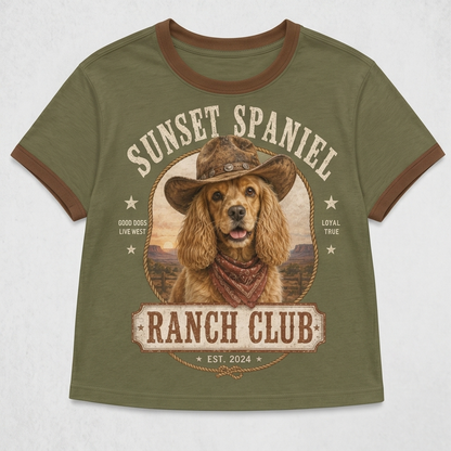 Sunset Spaniel Ranch Club Tee