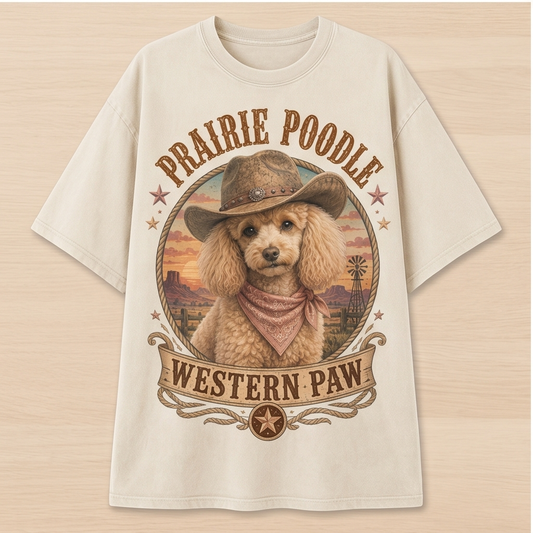 Prairie Poodle Western Tee