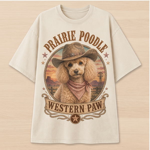 Prairie Poodle Western Tee