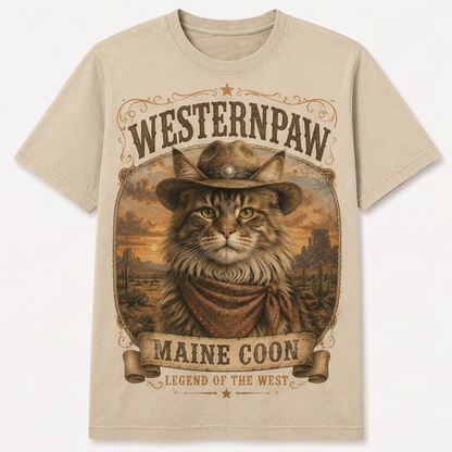 Maine Coon Legend of the West Tee