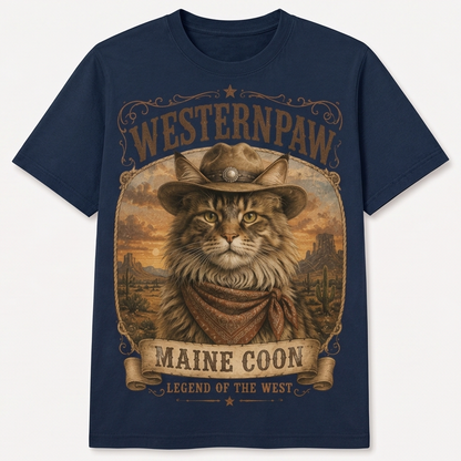 Maine Coon Legend of the West Tee