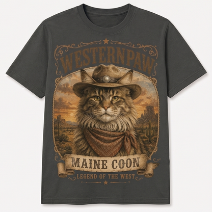 Maine Coon Legend of the West Tee