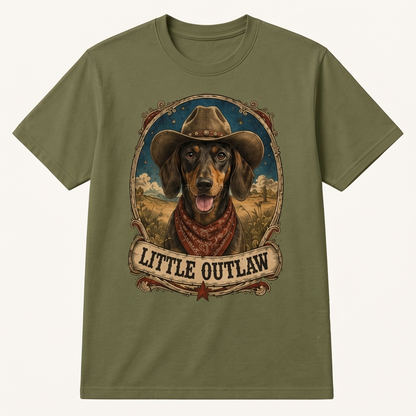 Dachshund Lil' Outlaw Tee