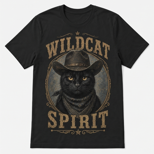 Midnight Maverick Wildcat Spirit Tee