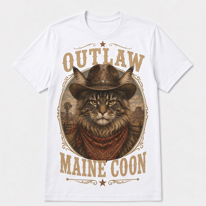 Wild Outlaw Maine Coon Tees