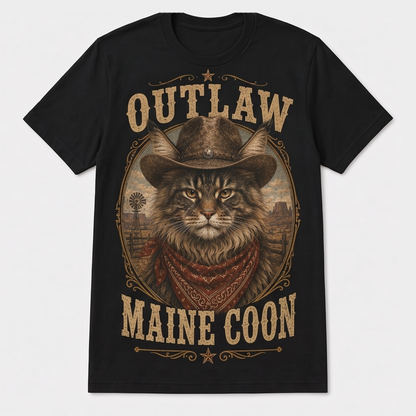 Wild Outlaw Maine Coon Tees