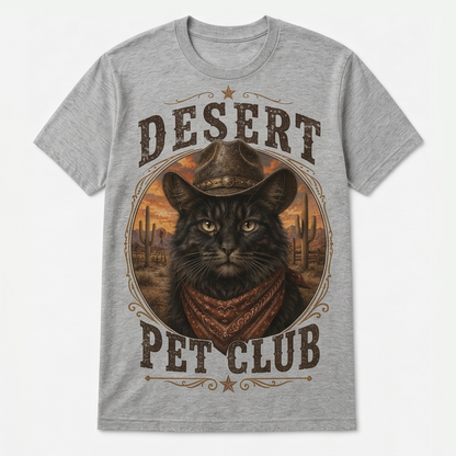Desert Black Cat Pet Club Tee（副本）
