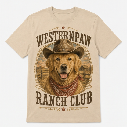 Westernpaw Ranch Club Golden Retriever Tee（副本）