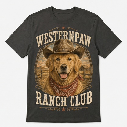 Westernpaw Ranch Club Golden Retriever Tee（副本）