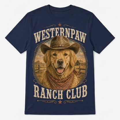 Westernpaw Ranch Club Golden Retriever Tee（副本）