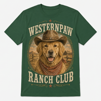 Westernpaw Ranch Club Golden Retriever Tee（副本）