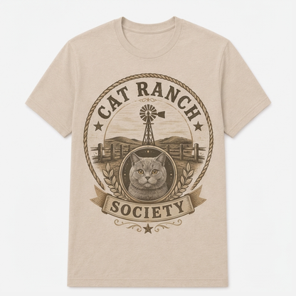 Cat Ranch Society Vintage Tee