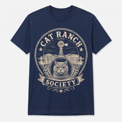 Cat Ranch Society Vintage Tee