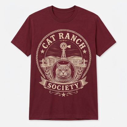 Cat Ranch Society Vintage Tee