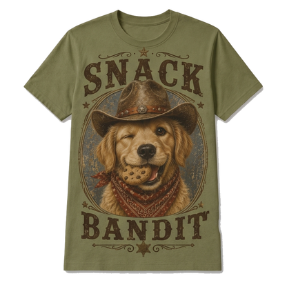 Golden Retriever Snack Bandit Tee