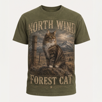 North Wind Forest Cat Tee