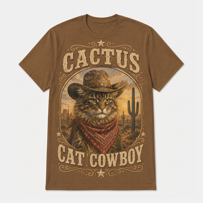 Prairie Cat Walk Western Cat Tee