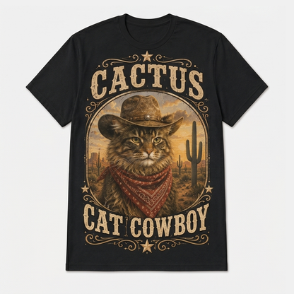 Prairie Cat Walk Western Cat Tee