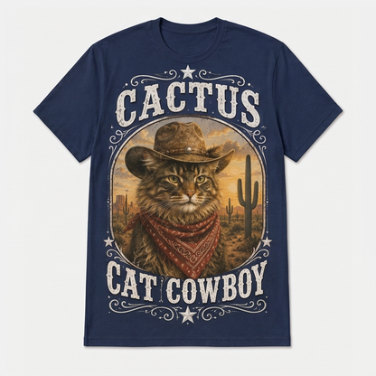 Prairie Cat Walk Western Cat Tee