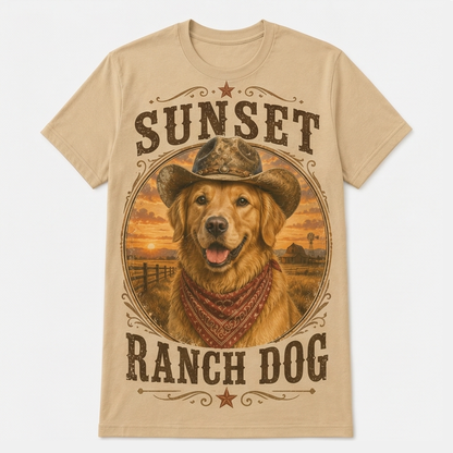 Desert Best Friend Western Dog Tee