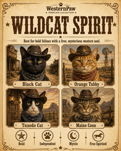 Custom Wildcat Spirit Cat Tee